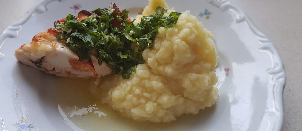 Hasselback csirke olaszosan